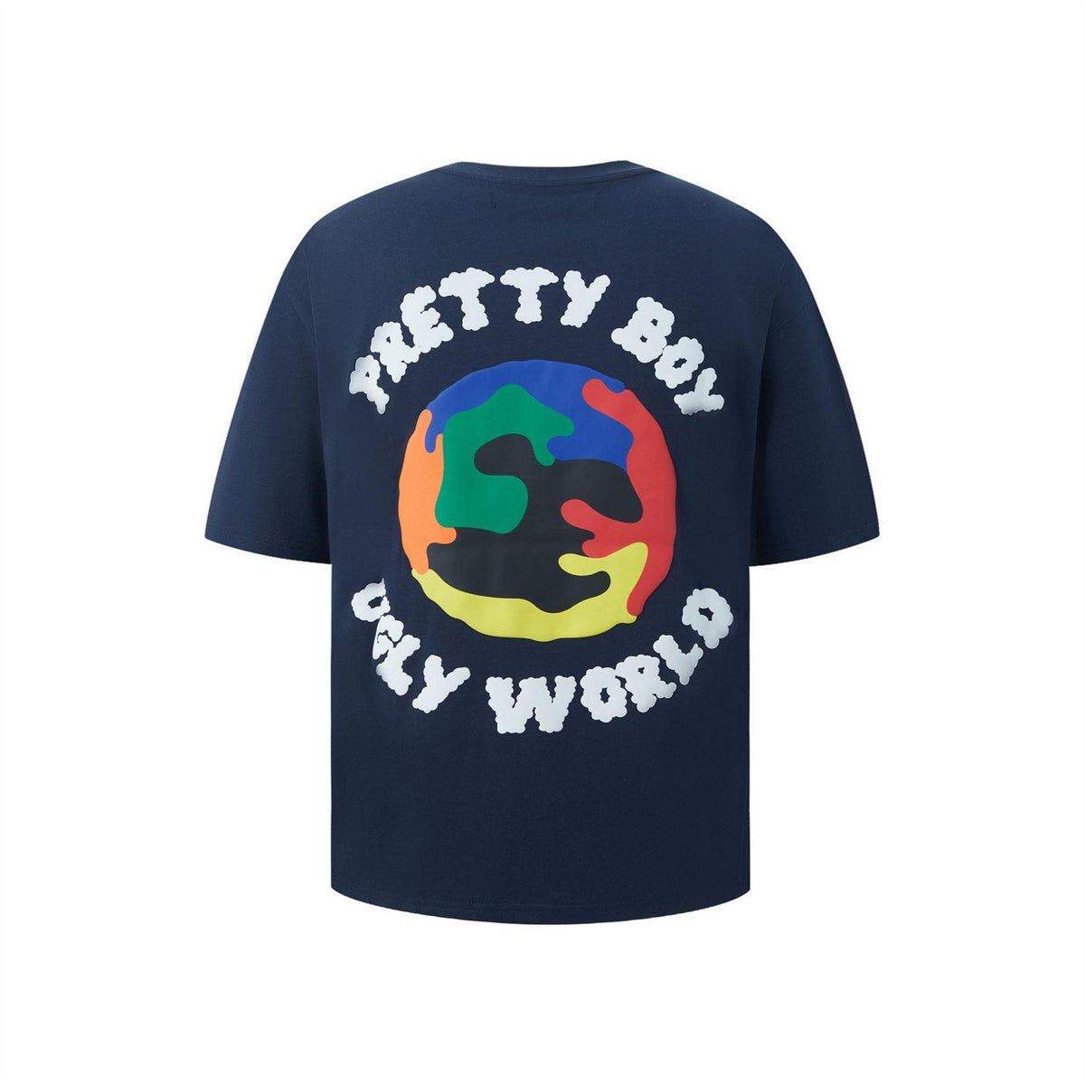 Blue - Back - Pretty Boy Ugly World Mens Regular T-Shirt