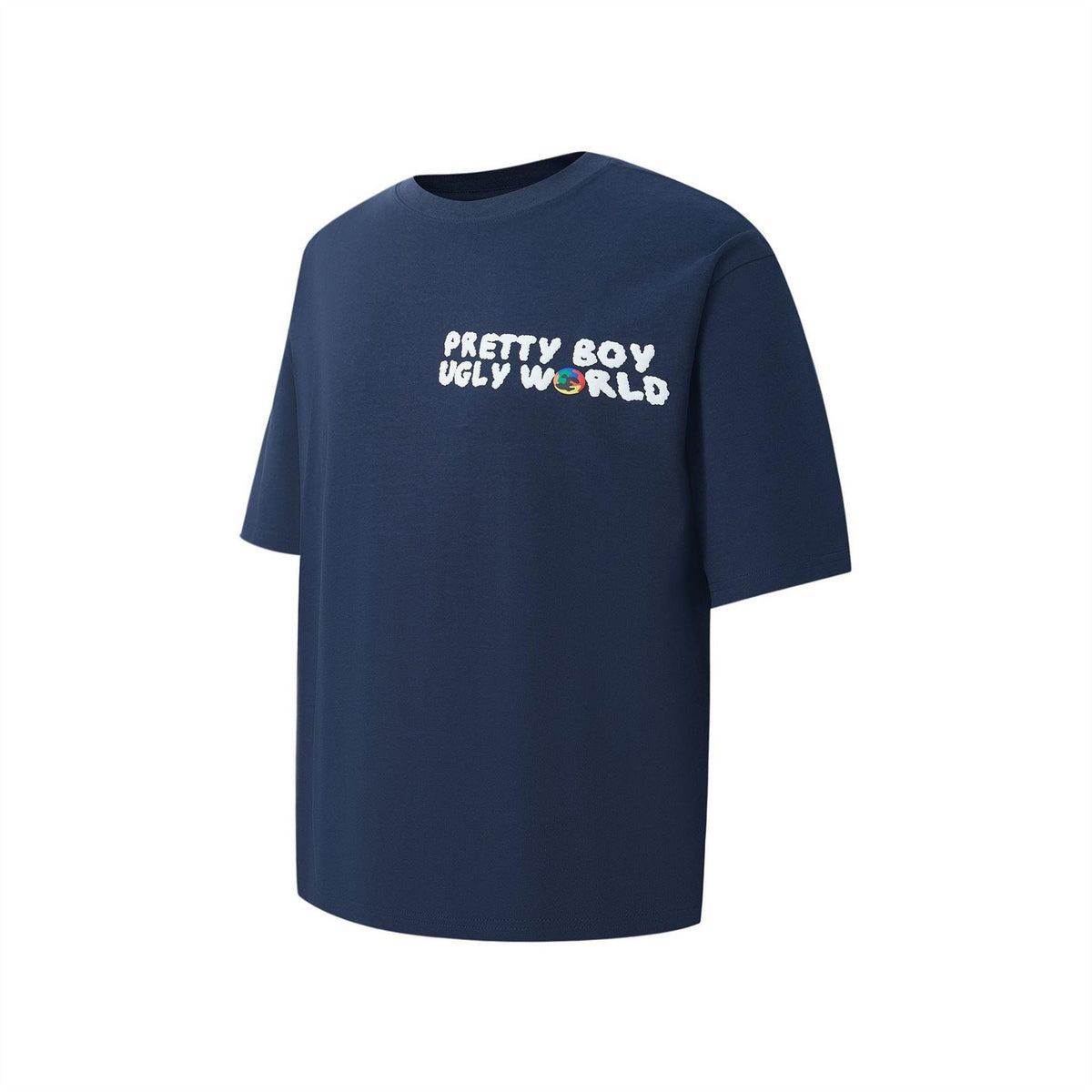 Blue - Side - Pretty Boy Ugly World Mens Regular T-Shirt