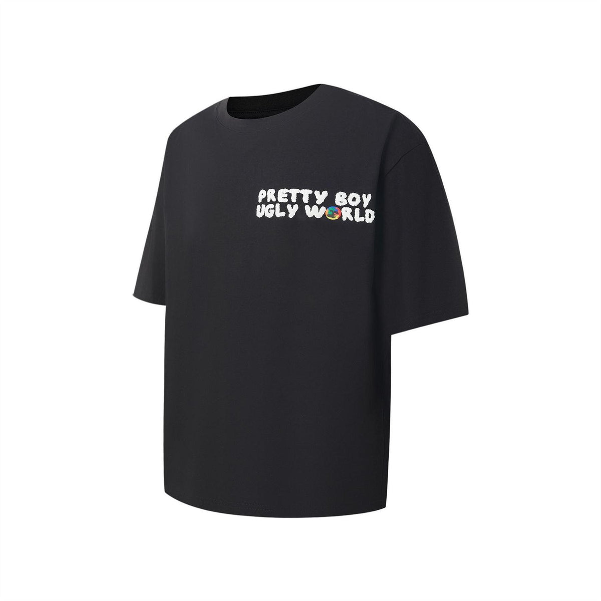 Black - Back - Pretty Boy Ugly World Mens Regular T-Shirt