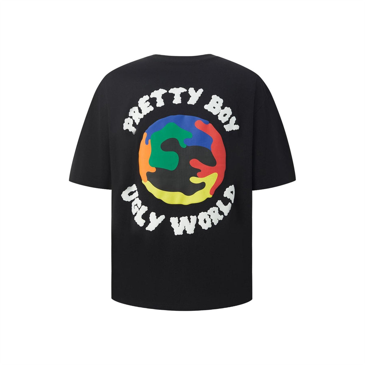 Black - Side - Pretty Boy Ugly World Mens Regular T-Shirt