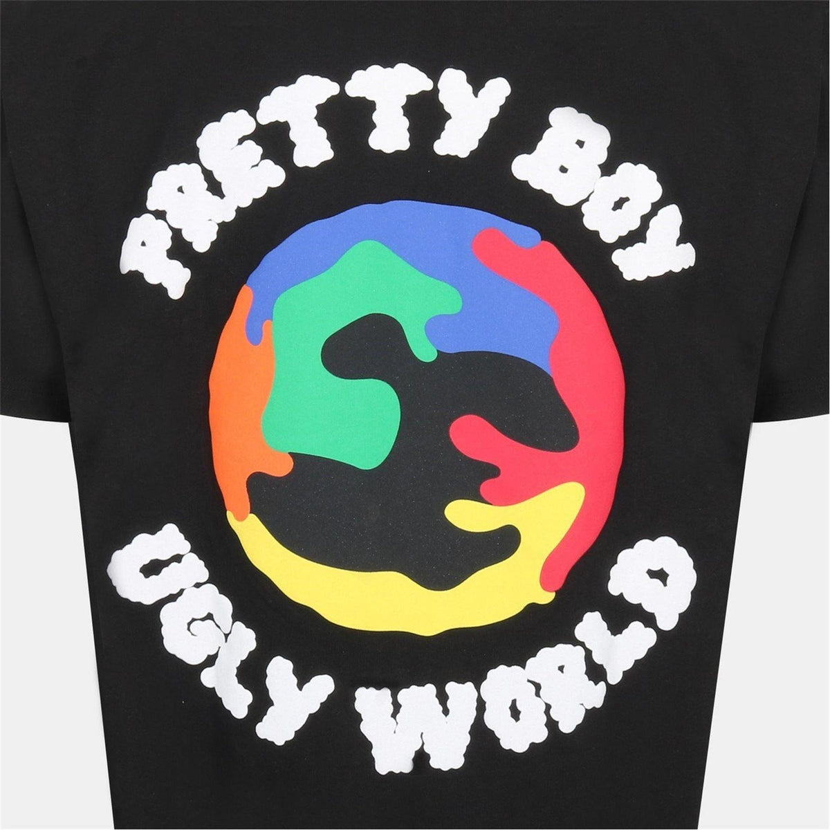 Black - Pack Shot - Pretty Boy Ugly World Mens Regular T-Shirt