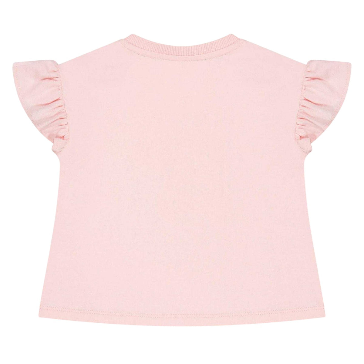 Pink - Back - Moschino Childrens-Kids Motif T-Shirt