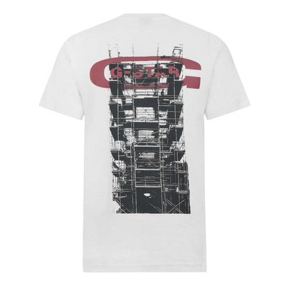 White - Back - G-Star Mens Raw T-Shirt