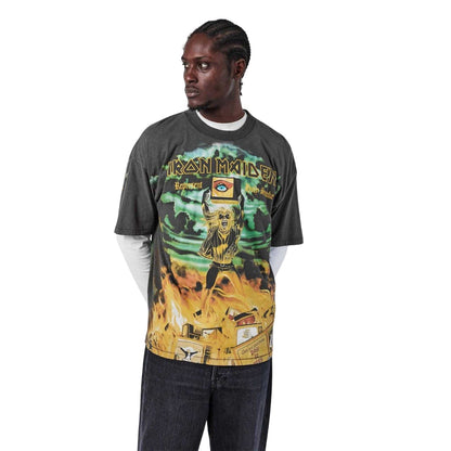 Grey - Lifestyle - Iron Maiden Mens Holy Smoke Eddie T-Shirt