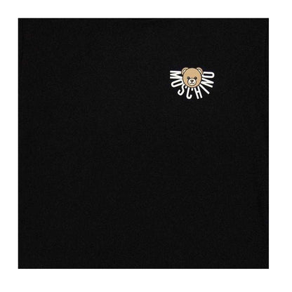 Black - Side - Moschino Childrens-Kids Teddy Breathable T-Shirt