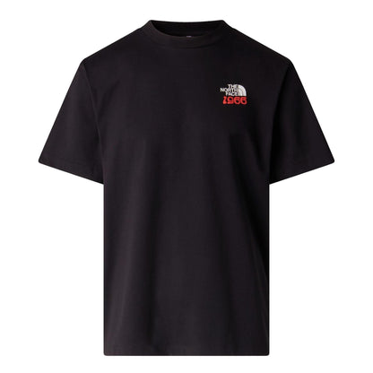 Black - Front - The North Face Mens 1966 Graphic Crew Neck T-Shirt