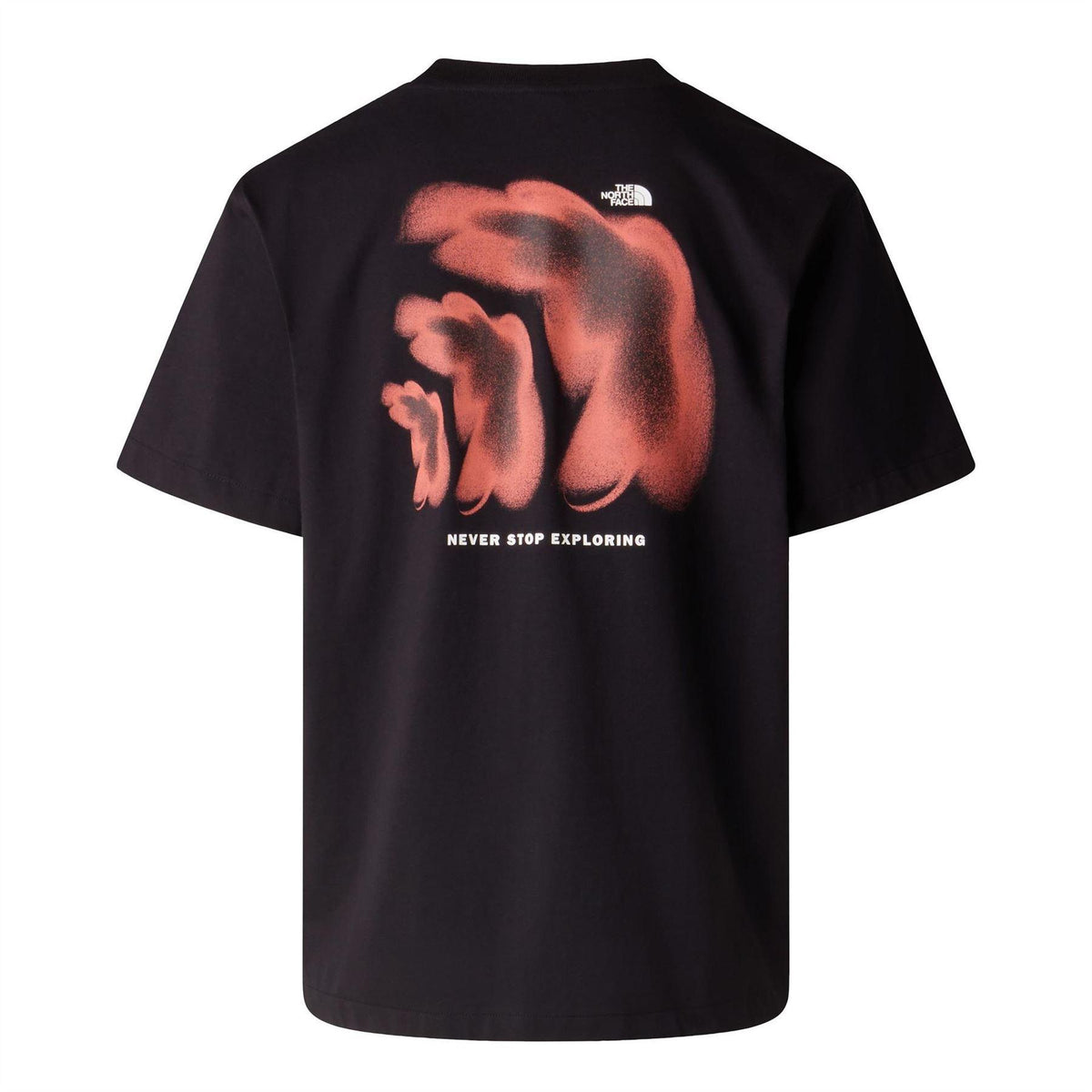 Black - Back - The North Face Mens 1966 Graphic Crew Neck T-Shirt
