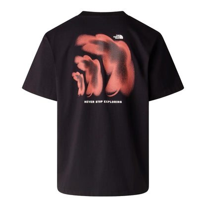Black - Back - The North Face Mens 1966 Graphic Crew Neck T-Shirt