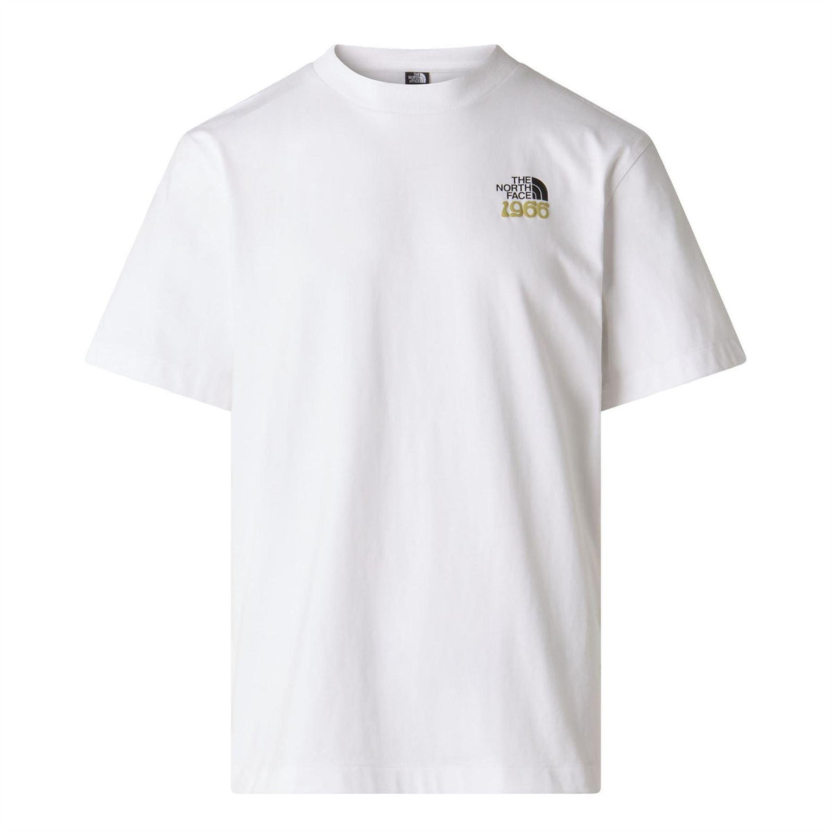 White - Front - The North Face Mens 1966 Graphic Crew Neck T-Shirt