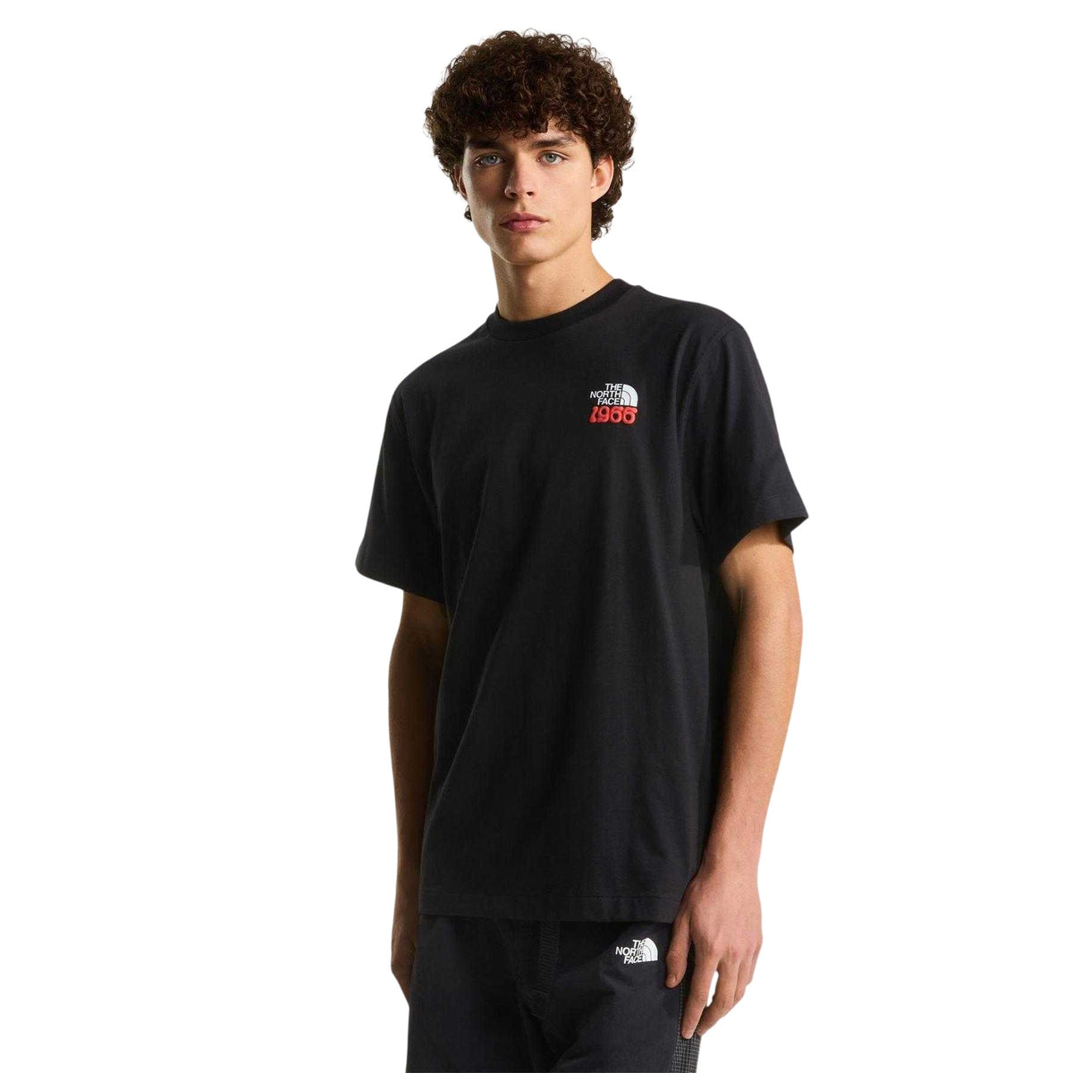 Black - Side - The North Face Mens 1966 Graphic Print Oversized T-Shirt
