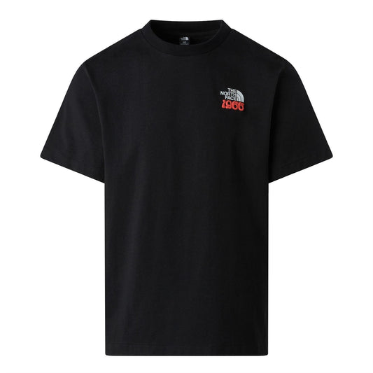 Black - Front - The North Face Mens 1966 Graphic Print Oversized T-Shirt