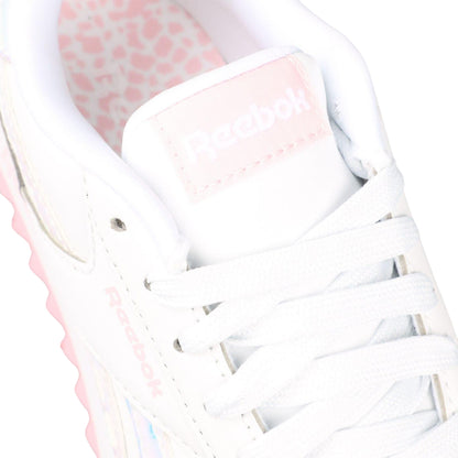 White-Pink - Lifestyle - Reebok Childrens-Kids Royal Classic Jogger Platform Trainers