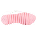 White-Pink - Pack Shot - Reebok Childrens-Kids Royal Classic Jogger Platform Trainers