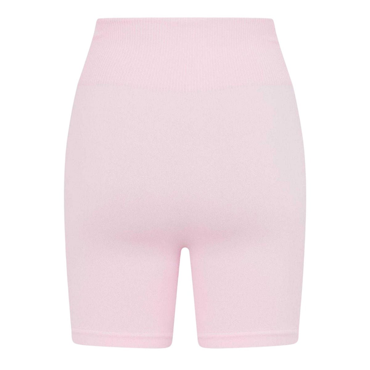 Chalk Pink - Back - PE Nation Womens-Ladies Restore Performance Athletic Workout Shorts