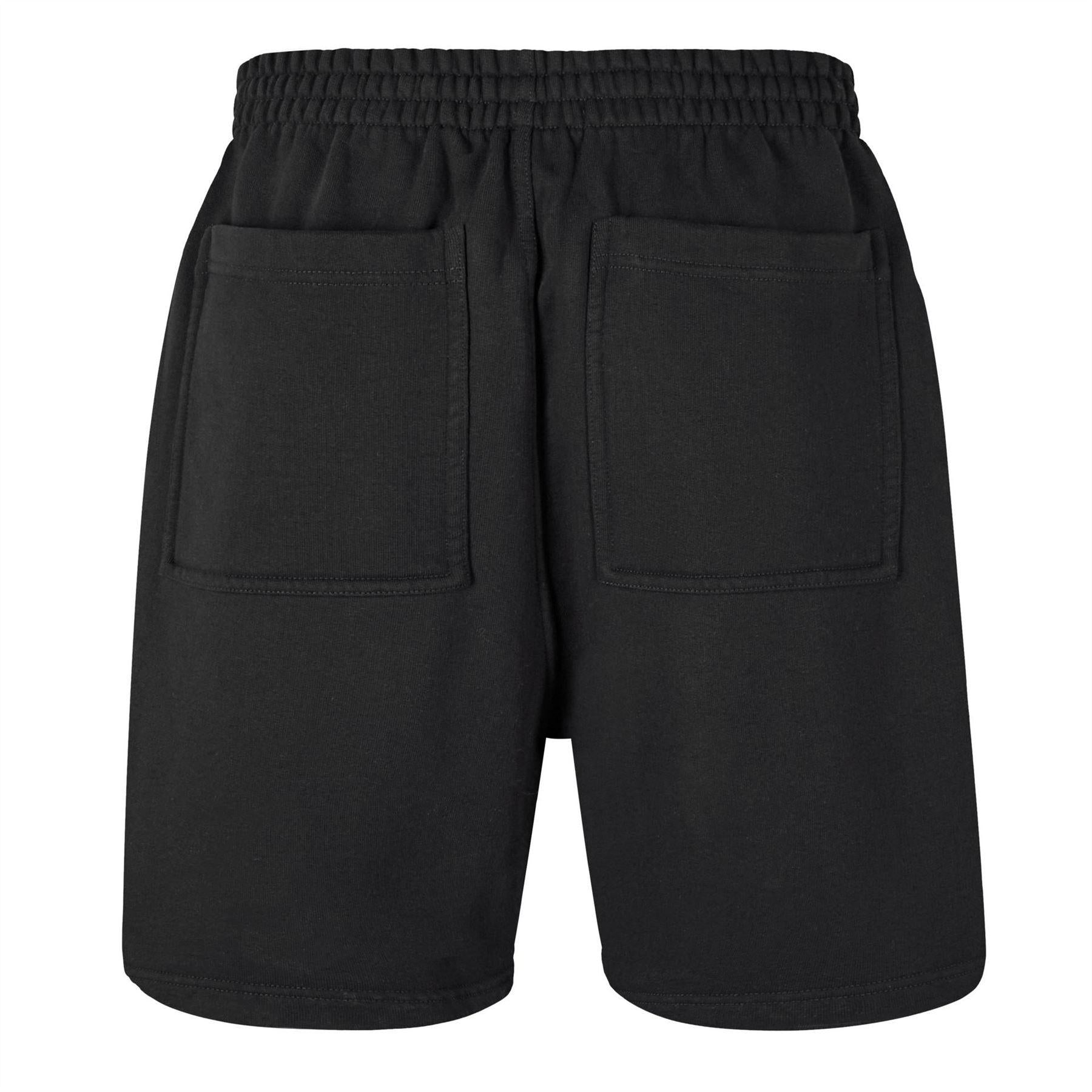 Black - Back - Represent Mens Owners Club Loopback Jersey Shorts