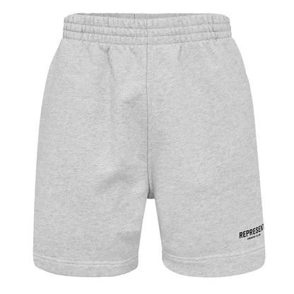 Ash Grey - Front - Represent Mens Owners Club Loopback Jersey Shorts