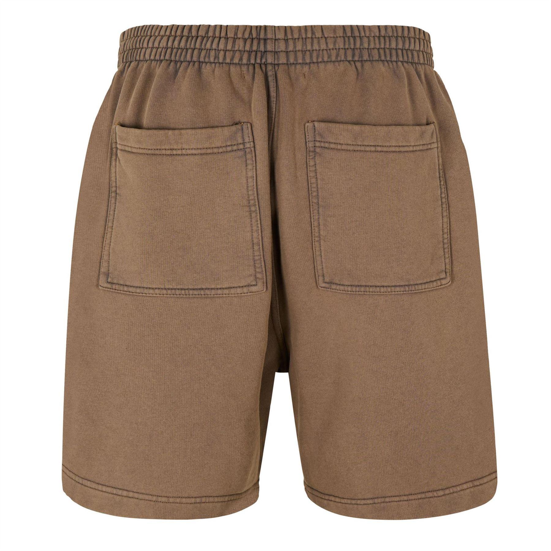 Almond - Back - Represent Mens Owners Club Loopback Jersey Shorts
