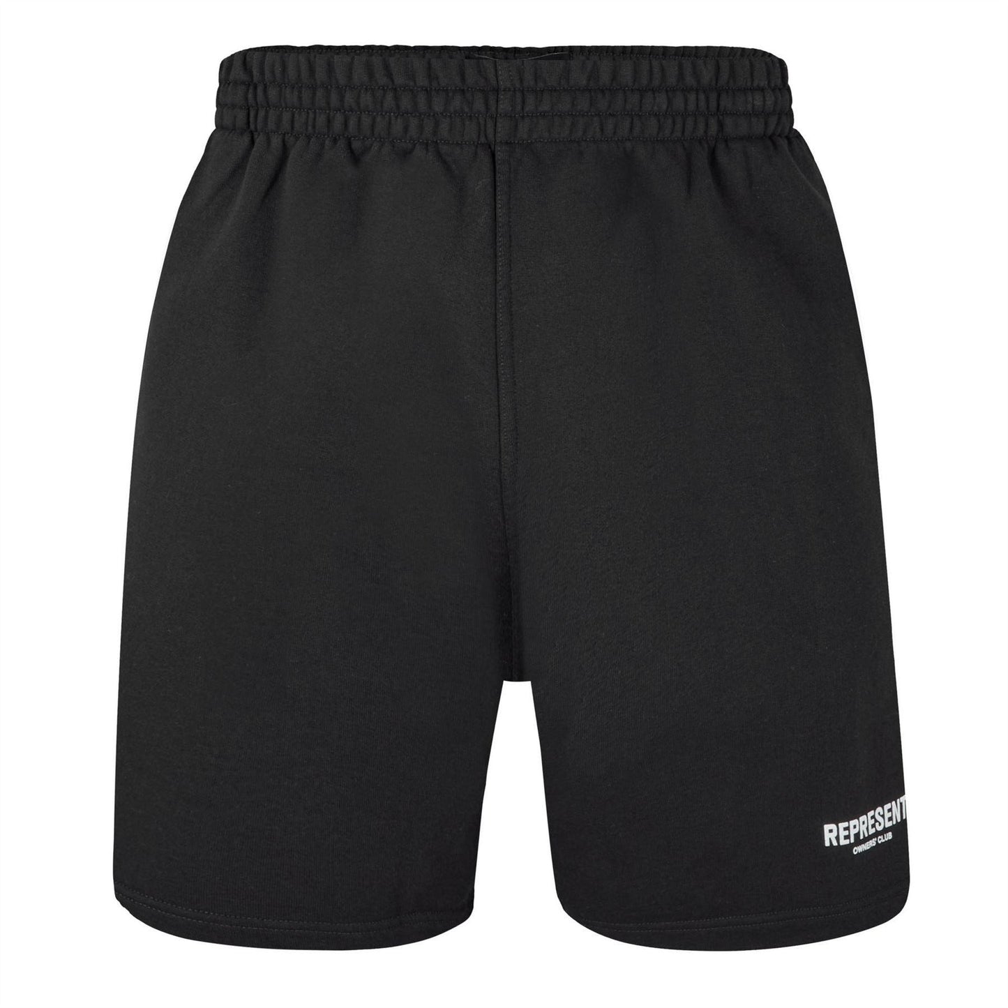 Black - Front - Represent Mens Owners Club Loopback Jersey Shorts