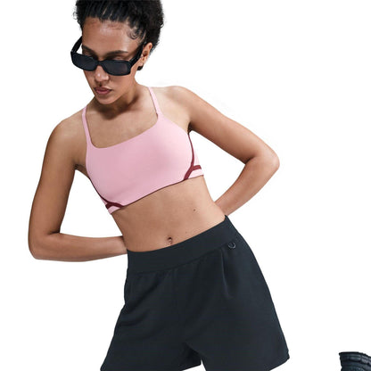 Black-Smoke - Side - Nike Womens-Ladies Knit Loose Fit Shorts