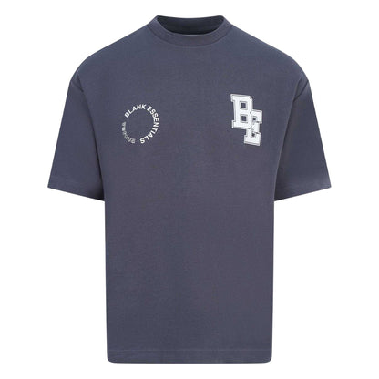 Thunder Grey - Front - Blank Essentials Mens Cotton Blend Oversized T-Shirt
