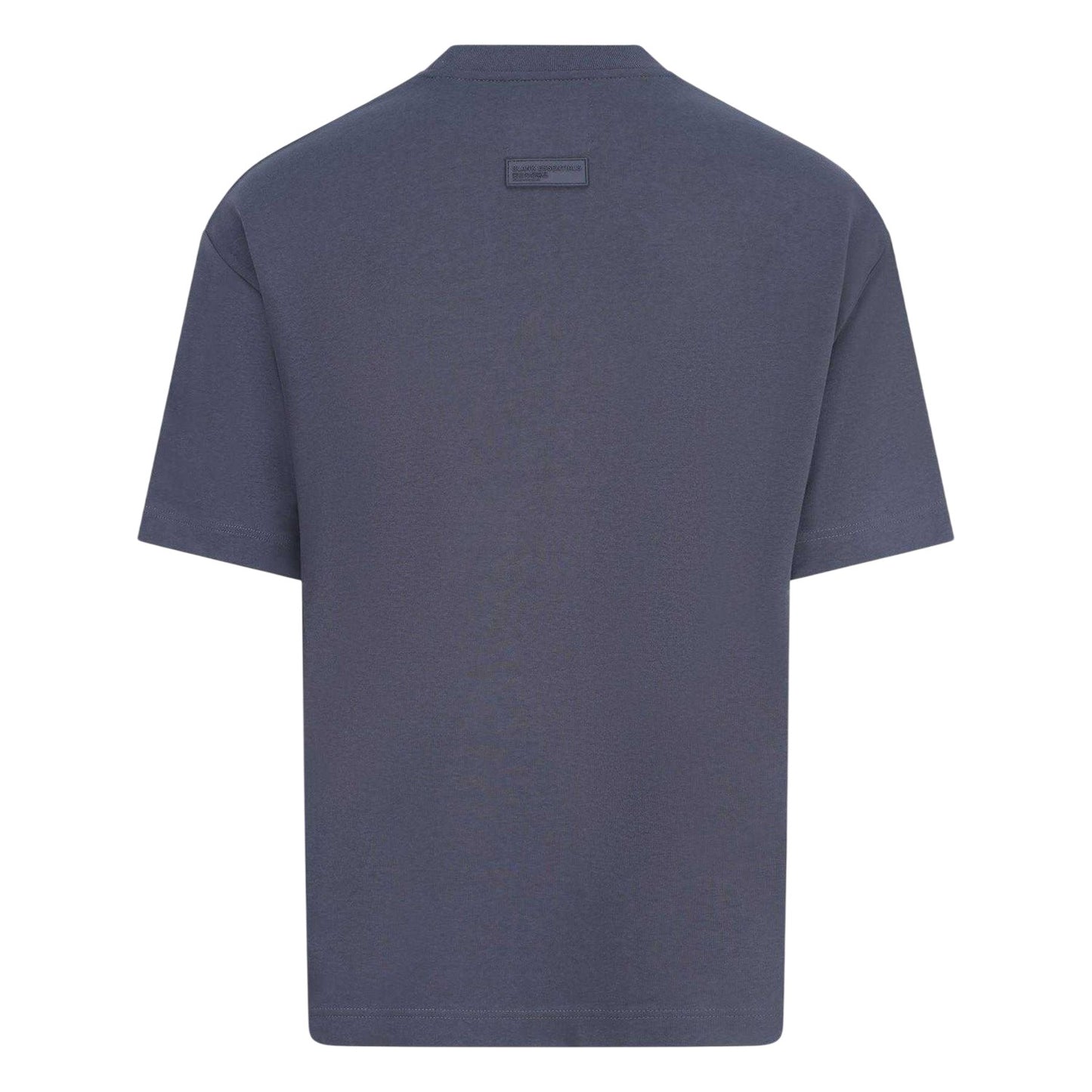 Thunder Grey - Back - Blank Essentials Mens Cotton Blend Oversized T-Shirt