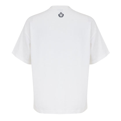 Off White - Back - Slazenger Mens Court Heavy Cotton Boxy T-Shirt