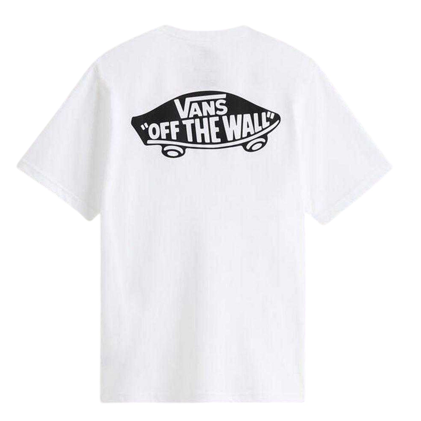White - Back - Vans Childrens-Kids Short-Sleeved T-Shirt