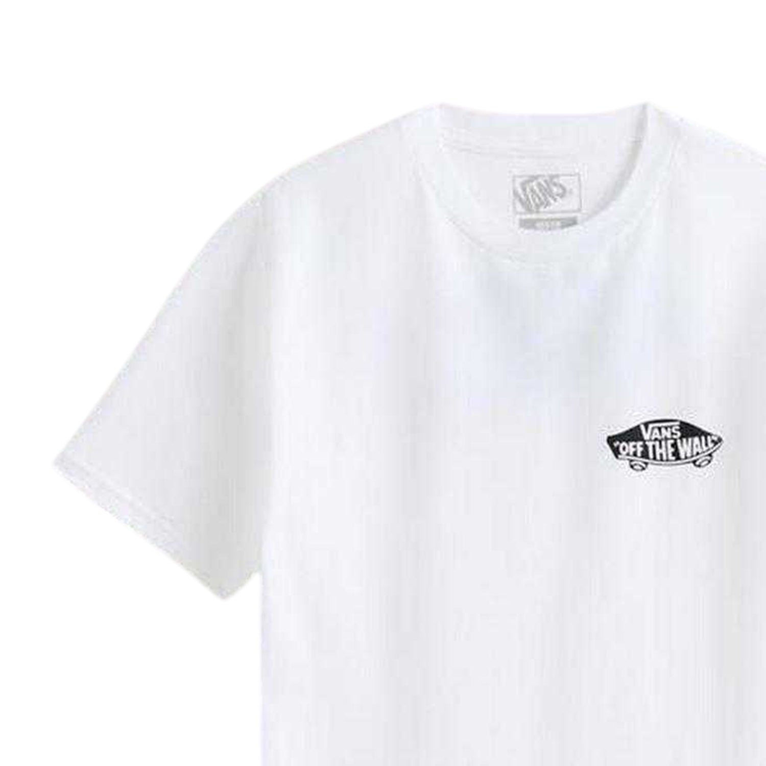 White - Side - Vans Childrens-Kids Short-Sleeved T-Shirt