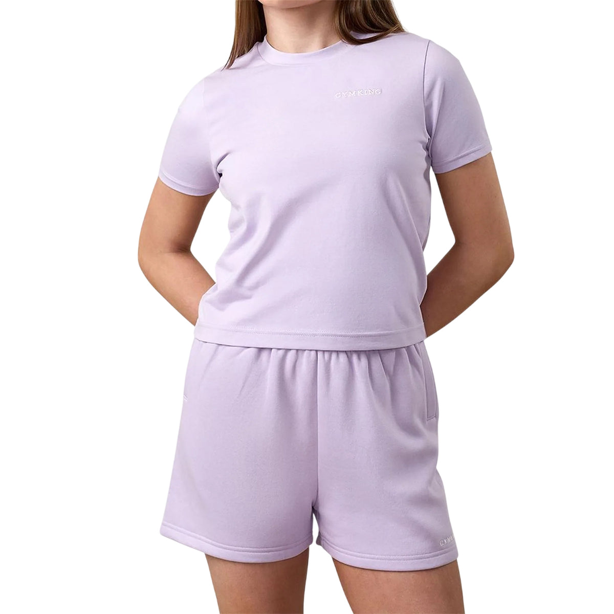 Hyacinth - Side - Gym King Childrens-Kids 365 Embroidered Logo Short-Sleeved T-Shirt