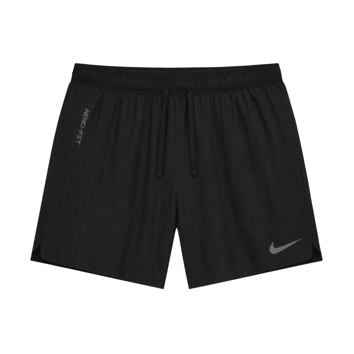 Black-Silver - Front - Nike Mens Stride Running Shorts