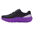 Black - Side - Under Armour Childrens-Kids Pre-School Surge 4 Running Trainers