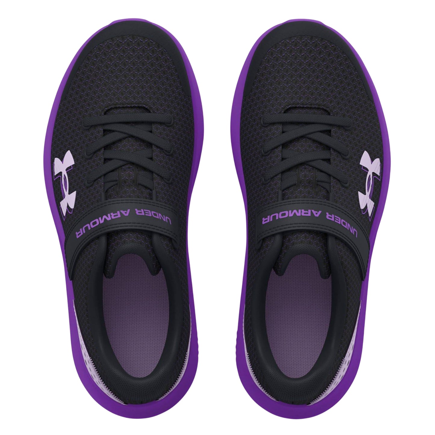 Black - Lifestyle - Under Armour Childrens-Kids Pre-School Surge 4 Running Trainers