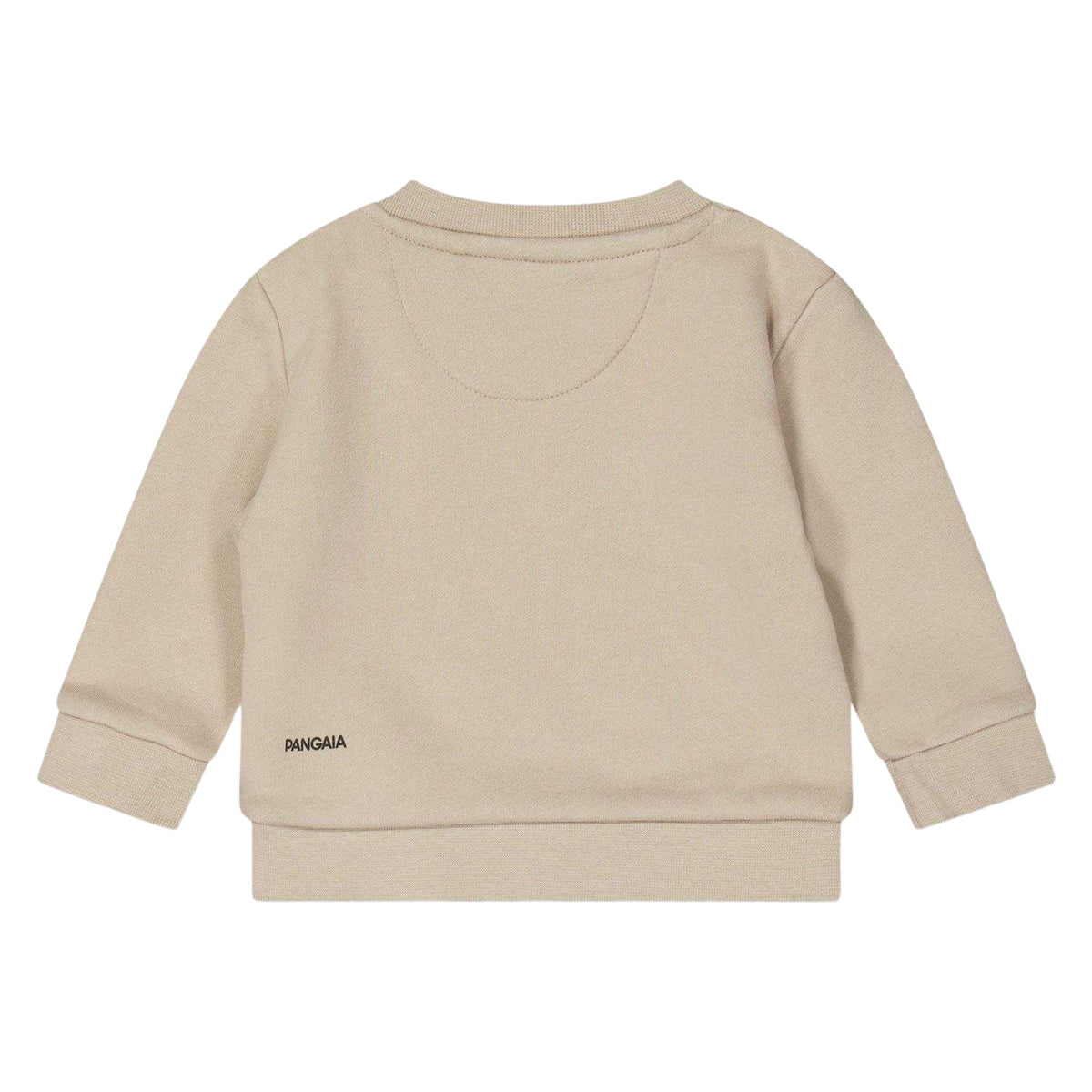 Stone - Back - Pangaia Baby Logo Crew Neck Sweatshirt