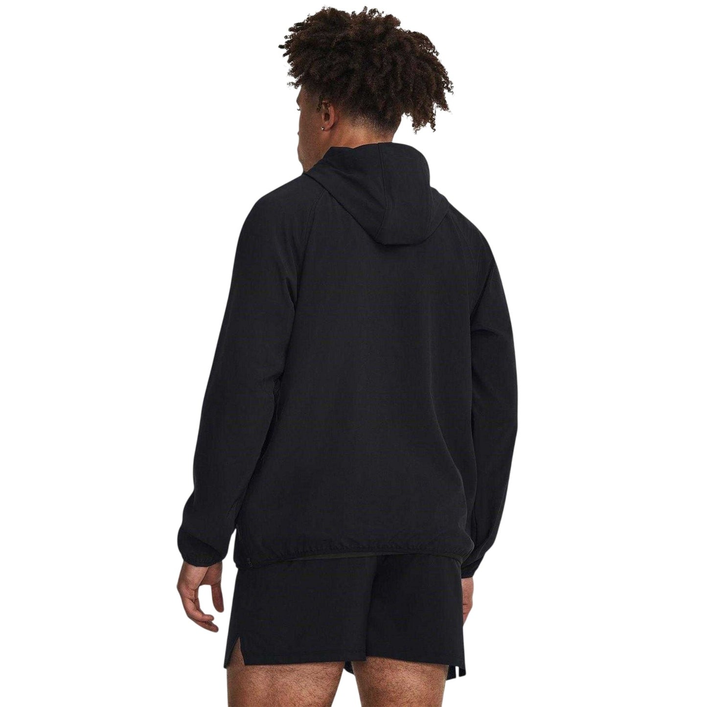 Black - Back - Under Armour Mens Genie Relaxed Fit Hoodie