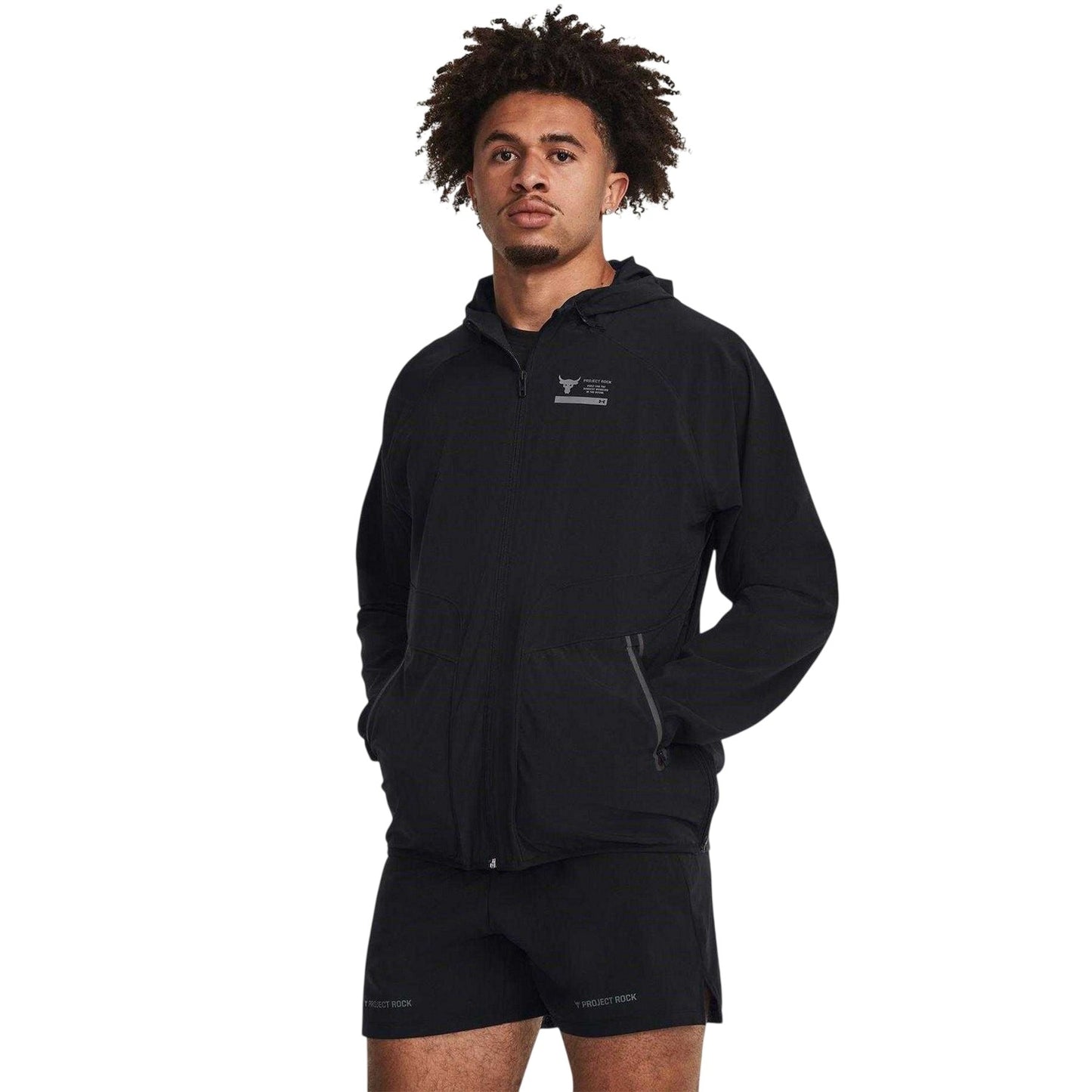 Black - Side - Under Armour Mens Genie Relaxed Fit Hoodie