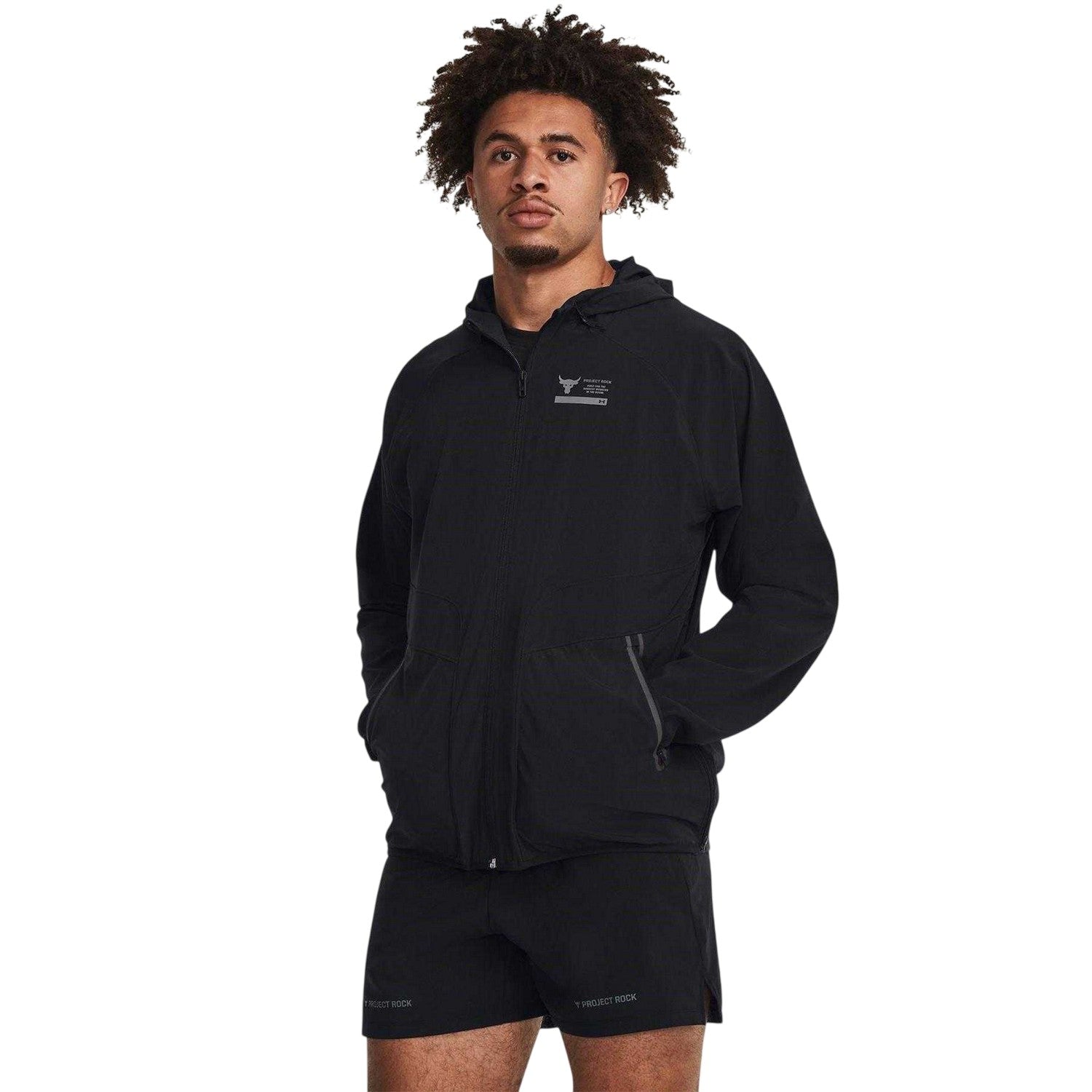Black - Side - Under Armour Mens Genie Relaxed Fit Hoodie