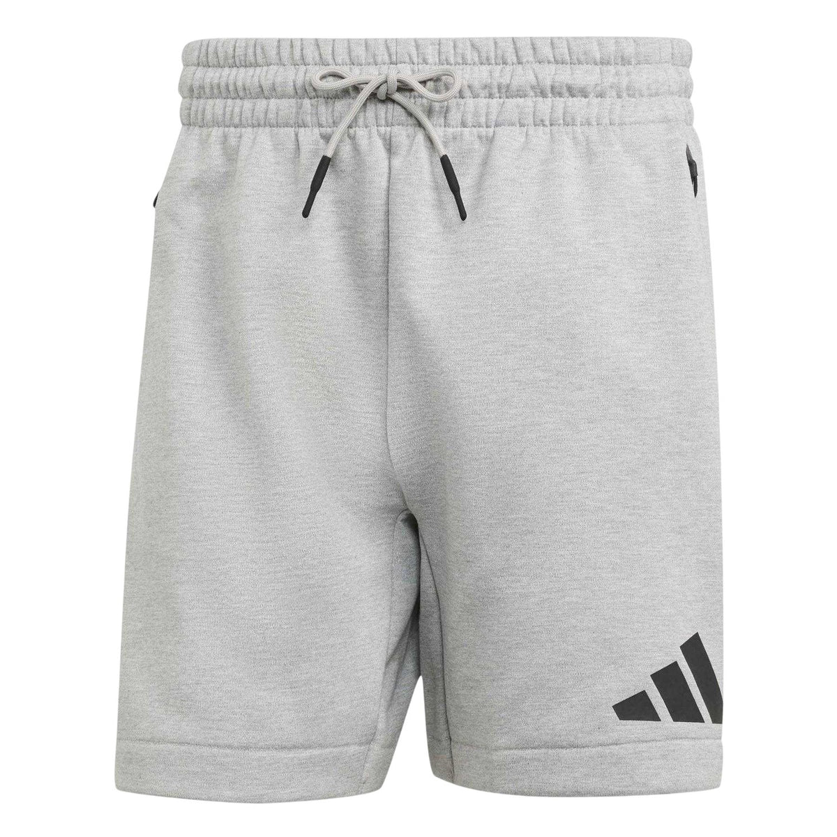 Medium Heather Grey - Front - Adidas Mens Z.N.E. Logo Shorts