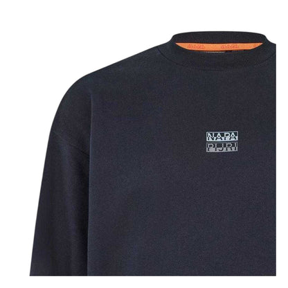 Black Beauty - Side - Napapijri Mens Elevated Relaxed Fit Sweatshirt
