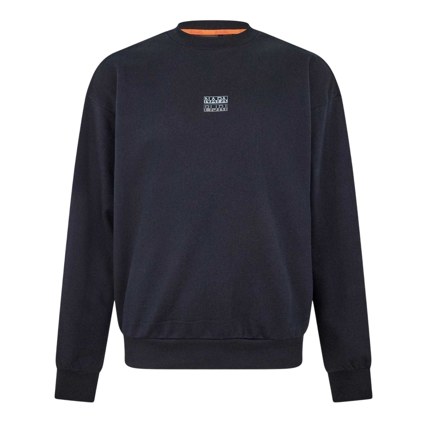 Black Beauty - Front - Napapijri Mens Elevated Relaxed Fit Sweatshirt