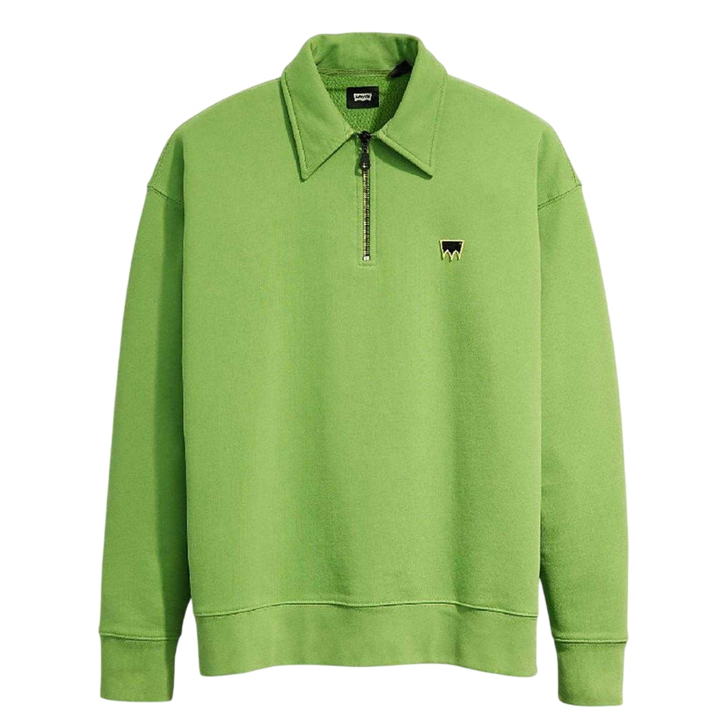 Jade Green - Front - Levis Mens Skate Embroidered Logo Regular Sweatshirt