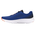 Blue - Side - Under Armour Childrens-Kids Pre-School Rogue 4 Running Trainers