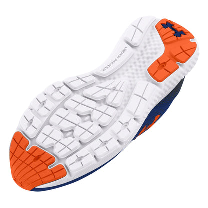 Blue - Pack Shot - Under Armour Childrens-Kids Pre-School Rogue 4 Running Trainers
