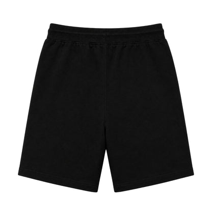 Black - Back - Calvin Klein Childrens-Kids Jeans Embroidered Logo Shorts
