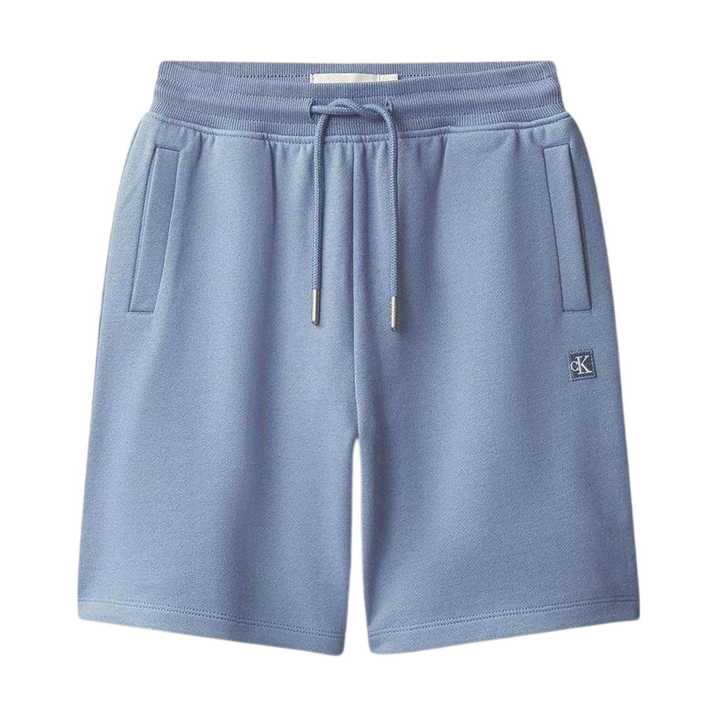 Blue - Front - Calvin Klein Childrens-Kids Jeans Embroidered Logo Shorts