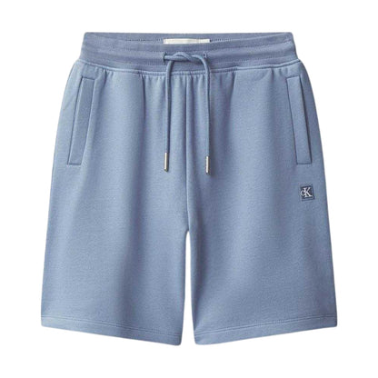 Blue - Front - Calvin Klein Childrens-Kids Jeans Embroidered Logo Shorts