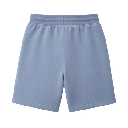 Blue - Back - Calvin Klein Childrens-Kids Jeans Embroidered Logo Shorts