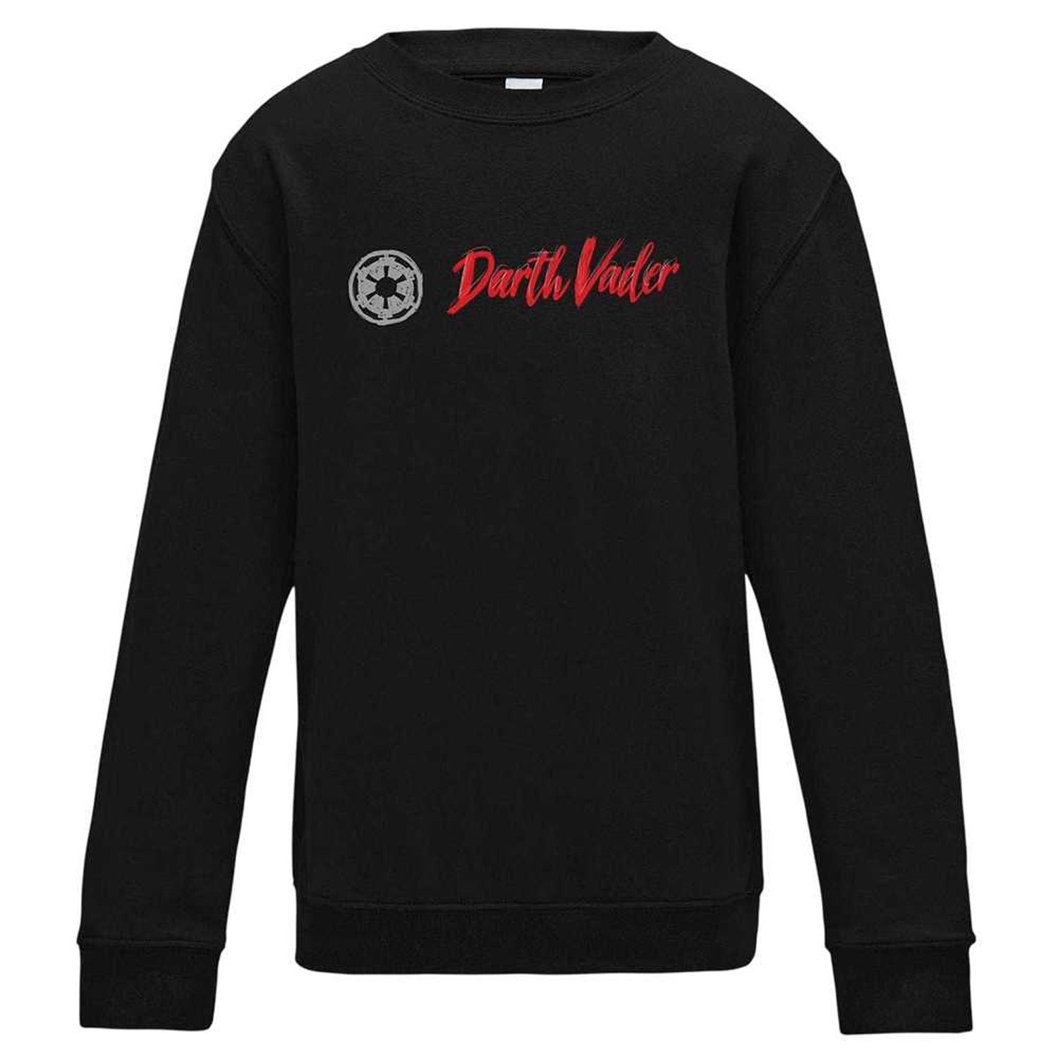 Black - Front - Star Wars Childrens-Kids Darth Vader Sweatshirt