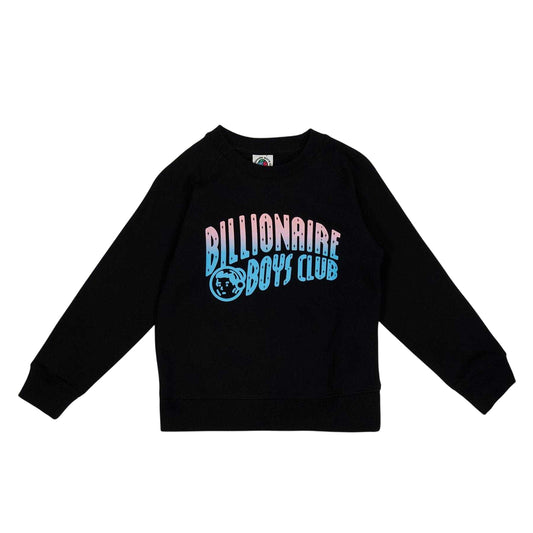 Black - Front - Billionaire Boys Club Childrens-Kids Gradient Logo Crew Neck Sweatshirt