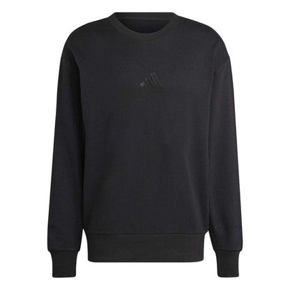 Black - Front - Adidas Mens Crew Neck Sweatshirt