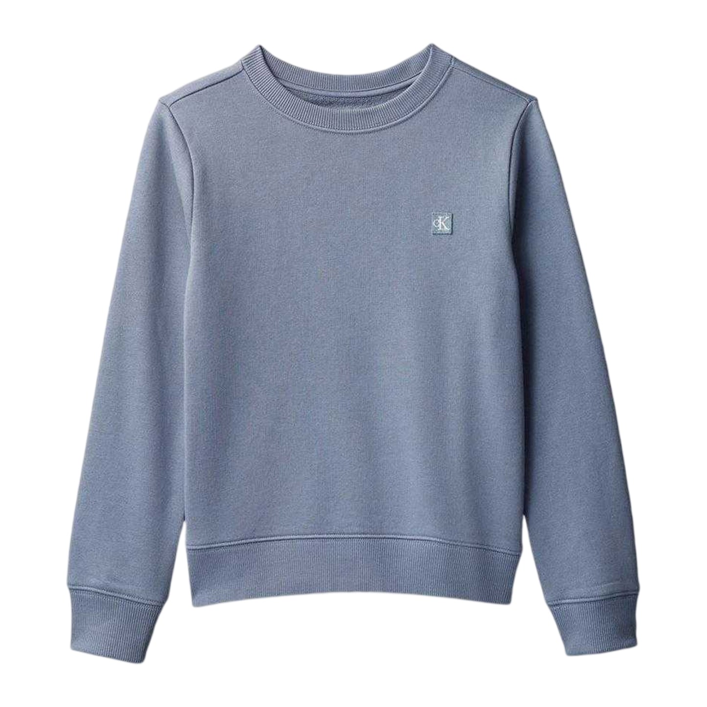 Blue - Front - Calvin Klein Childrens-Kids Logo Crew Neck Sweatshirt